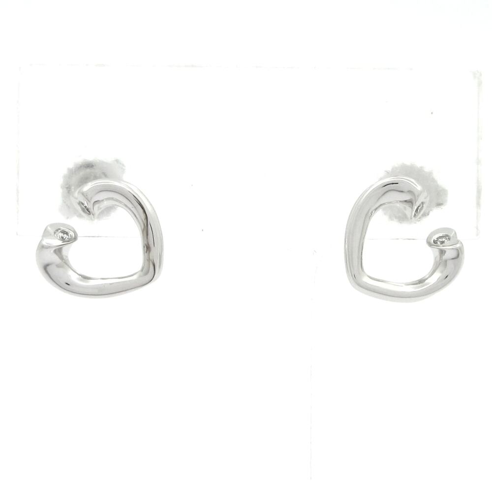 Tiffany & Co. Tenderness Earrings 18K White Gold Diamond